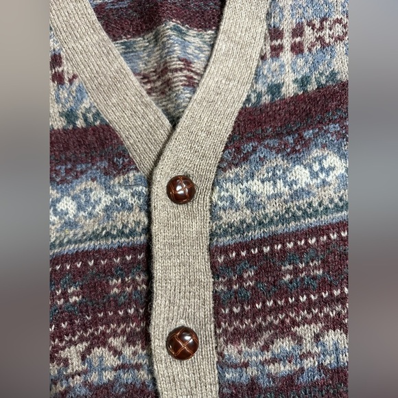 North Peak wool cardigan sweater with a button-down front size L (i9 - Picture 4 of 11